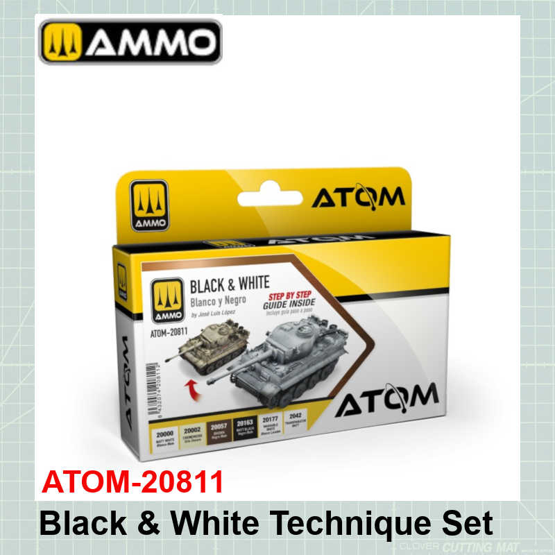 ATOM Black & White Technique Set
